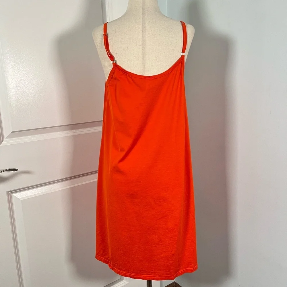 HANRO Orange night dress gown size M - Picture 5 of 6